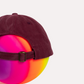 Gorra Washed Baseball Burdeos