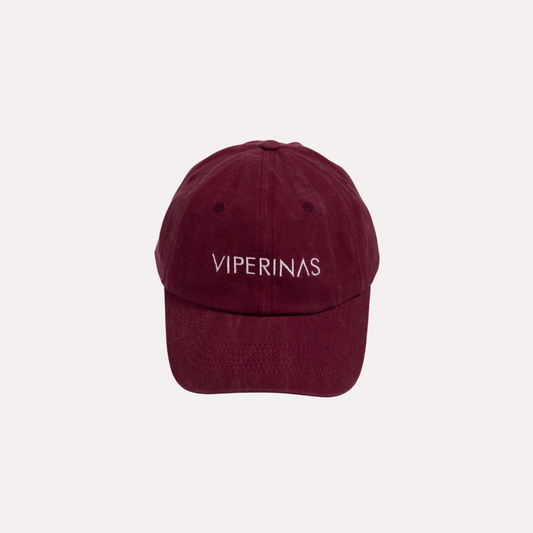 Gorra Washed Baseball Burdeos