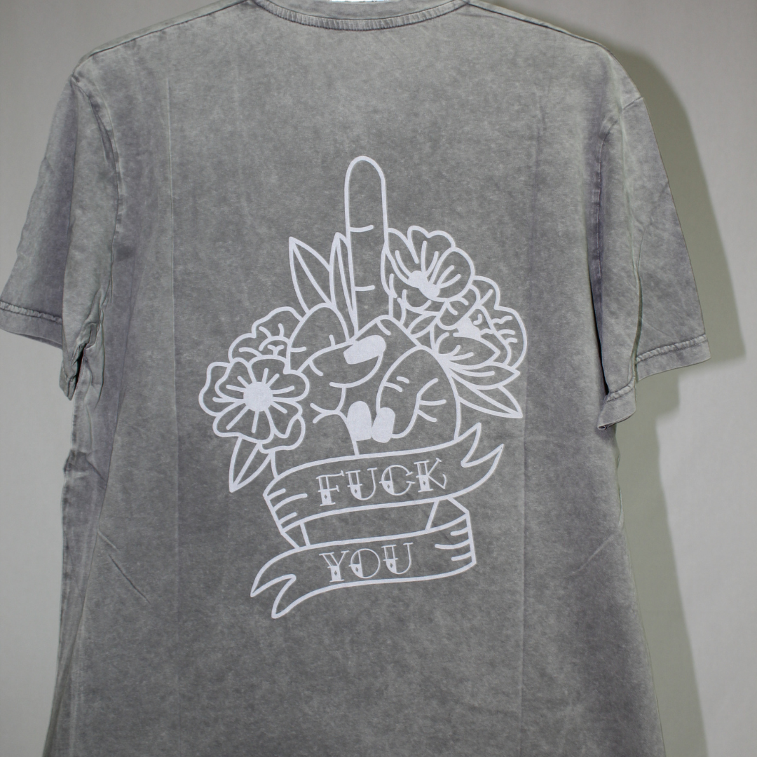 Camiseta F*ck You Gris
