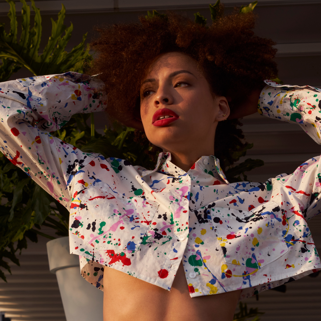The Shirt Painted Crop