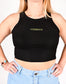 Viperinas Tank Top Embroidery Black | Comprar online ropa mujer y unisex Canarias | Envíos a todo el mundo | Moda urbana y de baño | Viperinas Original Brand 