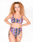 Viperinas Online Store | Top de bikini nadadora cuadros | Hecho en Canarias | Composición: 80% Poliamida 20% Elastano | Forro: 75% Poliamida 25% Elastano | Envíos a todo el mundo | Swimwear