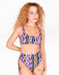 Viperinas Online Store | Top de bikini nadadora cuadros | Hecho en Canarias | Composición: 80% Poliamida 20% Elastano | Forro: 75% Poliamida 25% Elastano | Envíos a todo el mundo | Swimwear